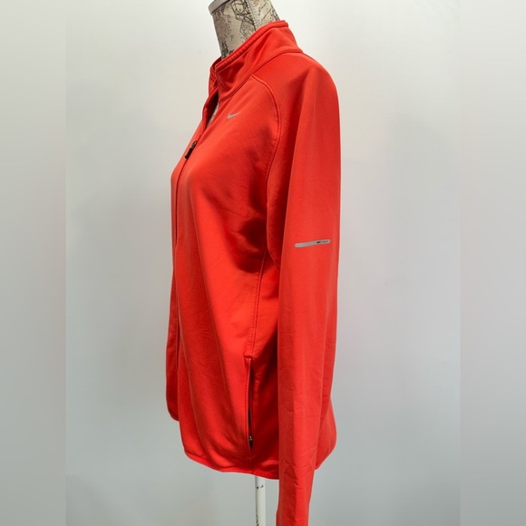 NIKE DRI-FIT Element Red/orange full zip jacket size M. - Picture 8 of 15
